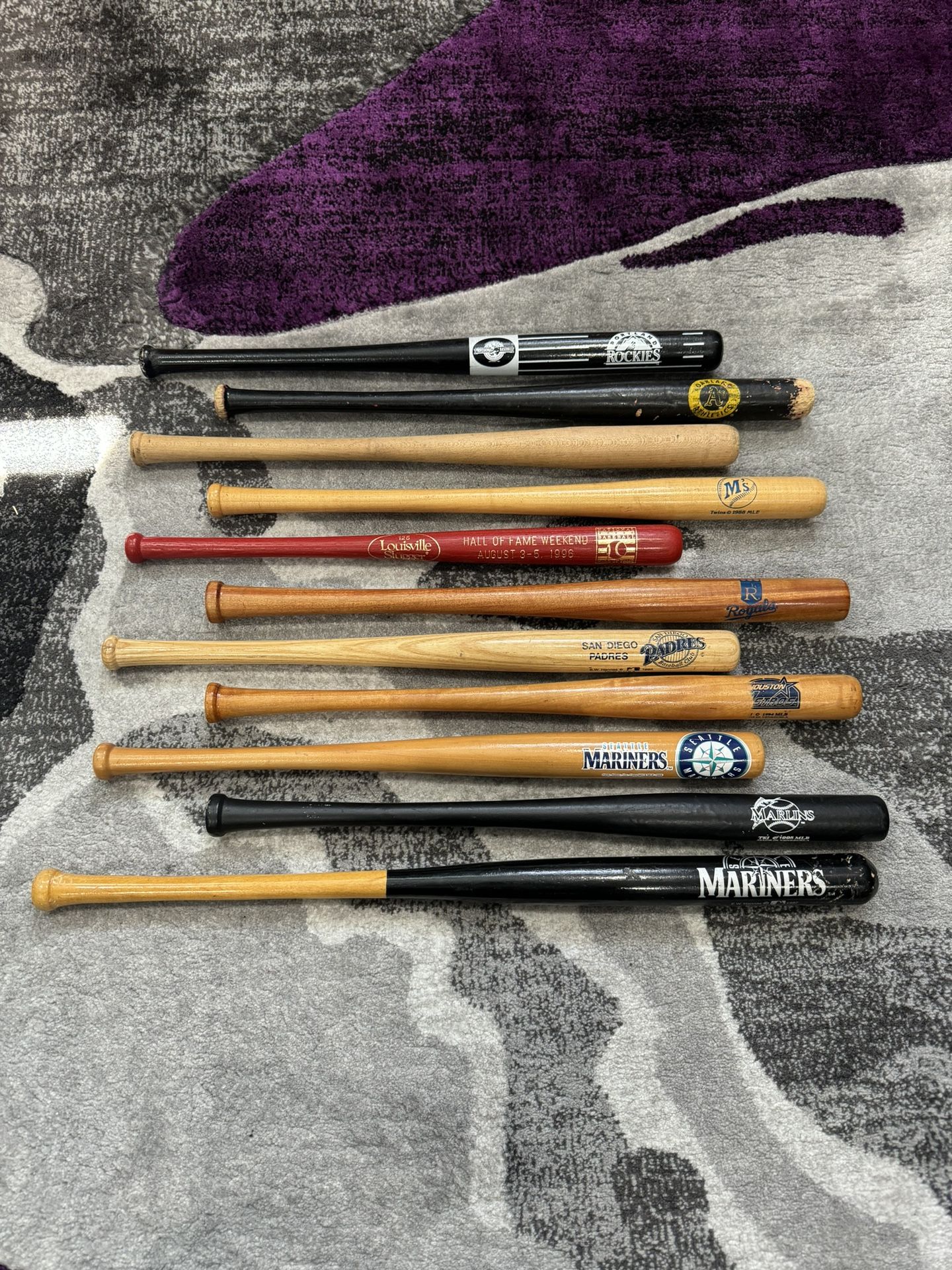 Mini MLB Baseball Bats $35 For All!