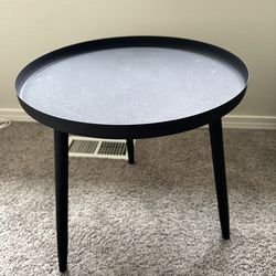 Side Table - Black Metal
