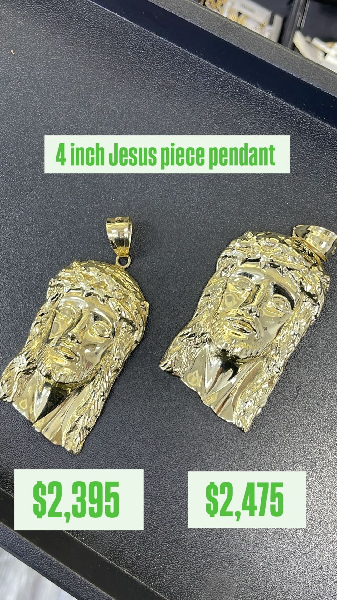 10K GOLD JESUS PIECE / ORO PENDIENTE DE JESUS
