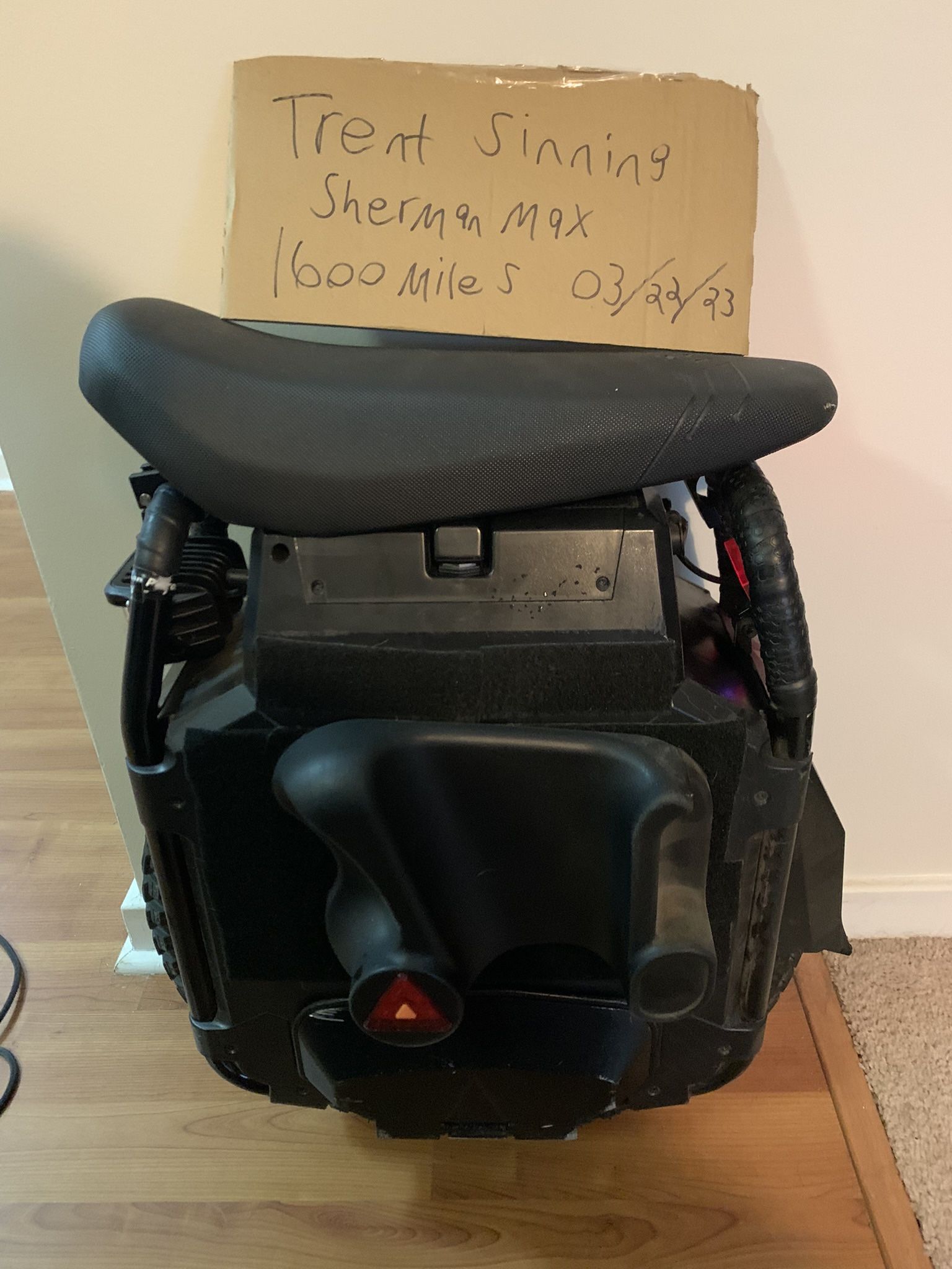 Veteran Sherman Max Electric Unicycle