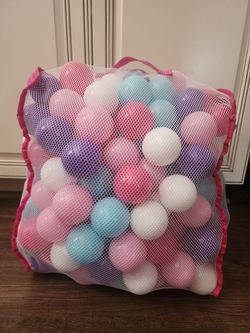Large bag of plastic balls $5