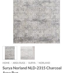 Surya Norland NLD-2315 Charcoal Area Rug