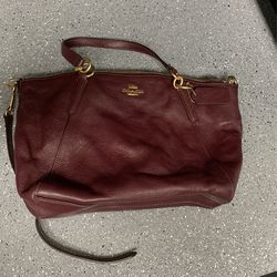 Purple Coach Bag