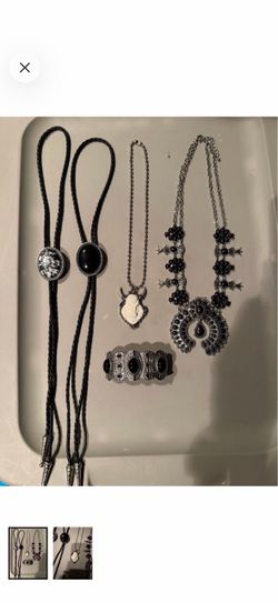 Western Bolo tie country jewelry lot bundle