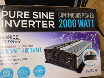 GoWise Power 2000W Pure Sine Wave Inverter