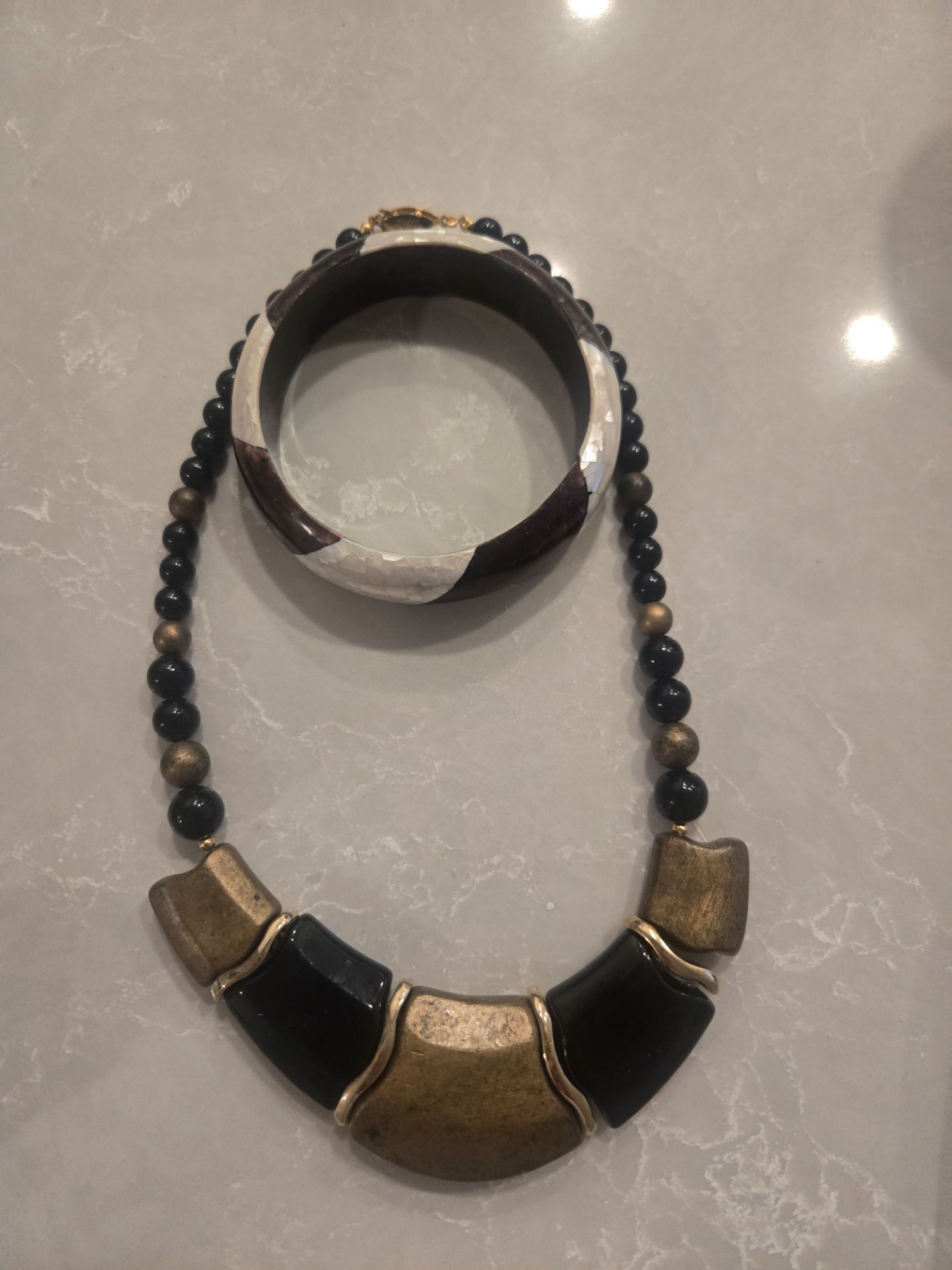 Necklaces and bracelet