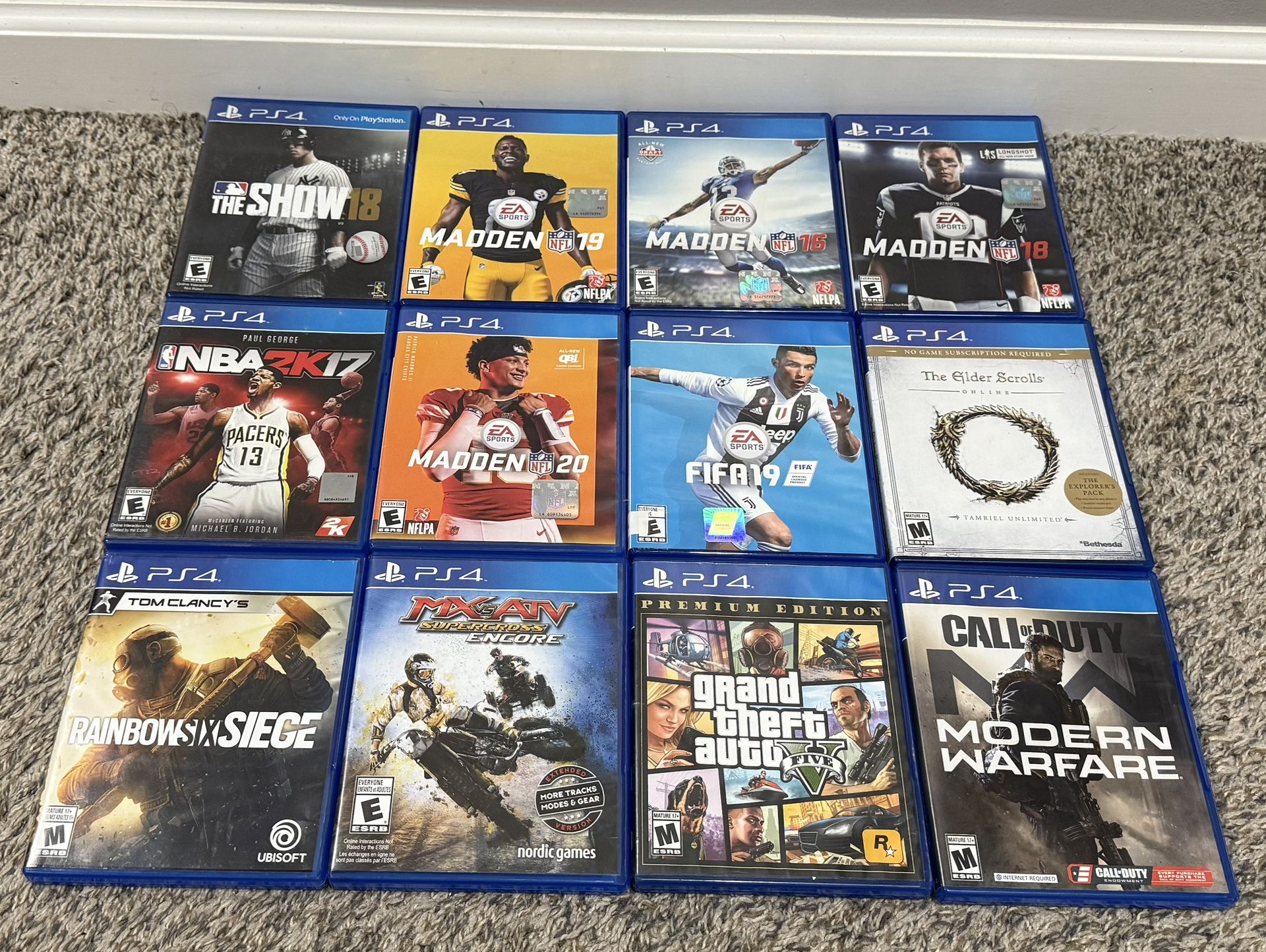 12 PlayStation 4 Games