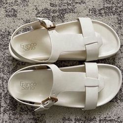 Franco Sarto Women's Bellamy Open Round Toe Strappy Sandals Size 8.5