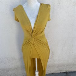 Yellow Body Dress 