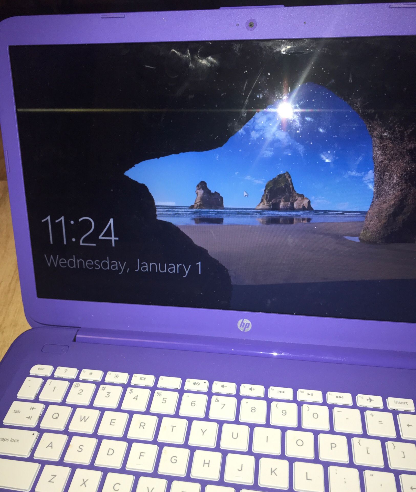 Purple hp laptop