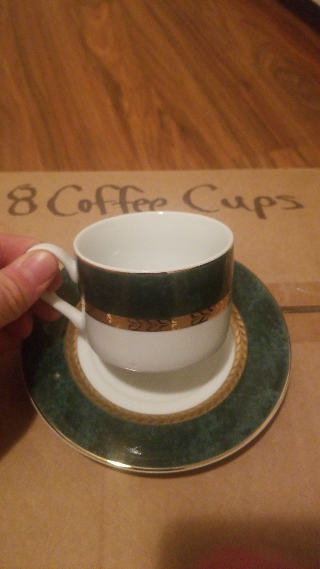 Fine China mug with plate