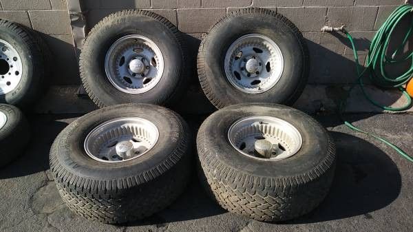 6 lug 16x10 inch Eagle alloy rims. Chevy, Toyota, Nissan, more
