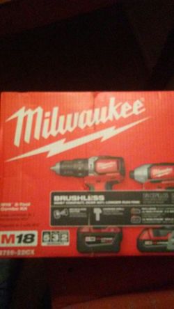 Brand New Milwaukeee M-18 2 Tool Combo Kit Retail For $229. My Price $ 125obo