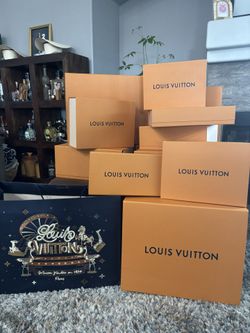 Authentic Louis Vuitton Boxes