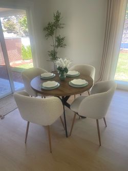 Table and chairs