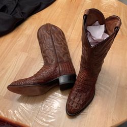 Tony Lama Men’s Crocodilian Leather Boot Size 12 D