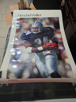 Herschel Walker Sports Illustrated NFL Poster 25x40