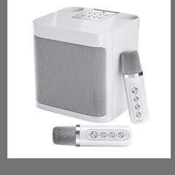 Flyasny Karaoke Machine For Adults And Kids, Portable Bluetooth Karaoke Speaker With 2 Wireless Microphones For TV, Singing Karaoke For Home Party, Gr