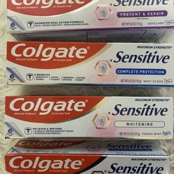 4/$12 Colgate Sensitive Toothpaste 