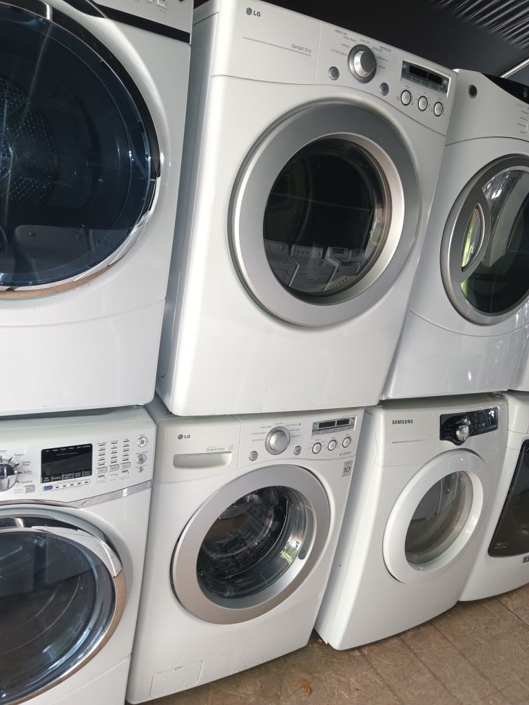 L/G Front Load Washer And Dryer Set Both Works Good 👍