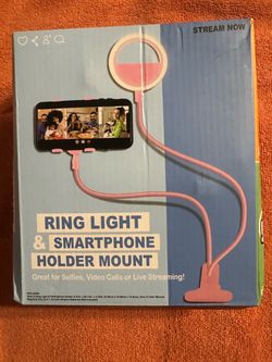 Ring Light & Smartphone Holder Mount