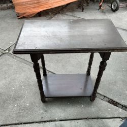 Old Wooden Side Table