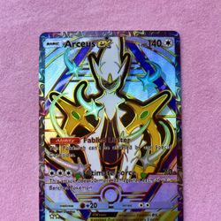 Arceus EX – Divine Origin Holographic Art Pokémon Card ✨