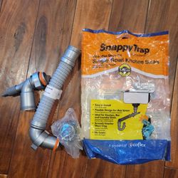 Single Bowl Kitchen Sink Drain Kit all-in-one