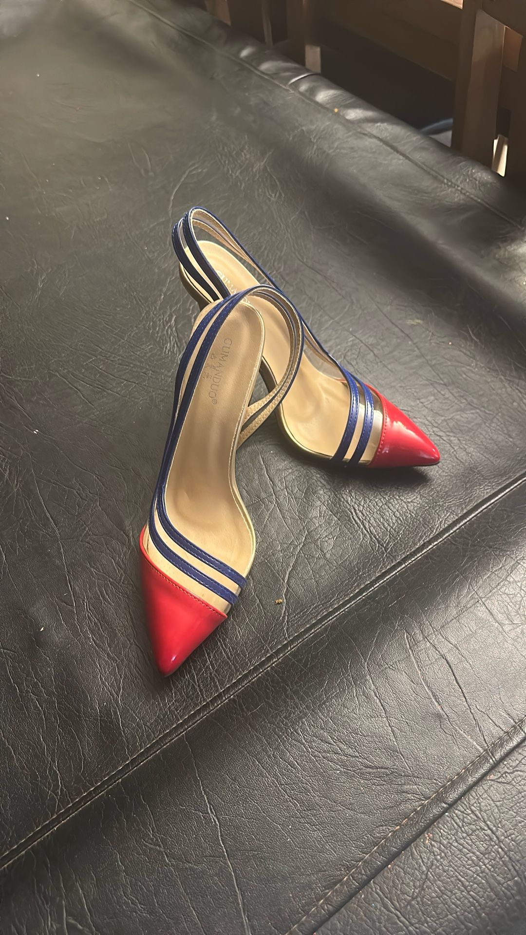 Beautiful Pumps “ Red And Royal Blue” NEW!!