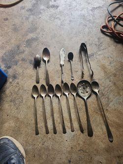 Silver silverware vintage 13 pices