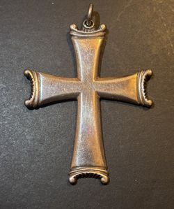 Sterling Silver Cross Pendant 925