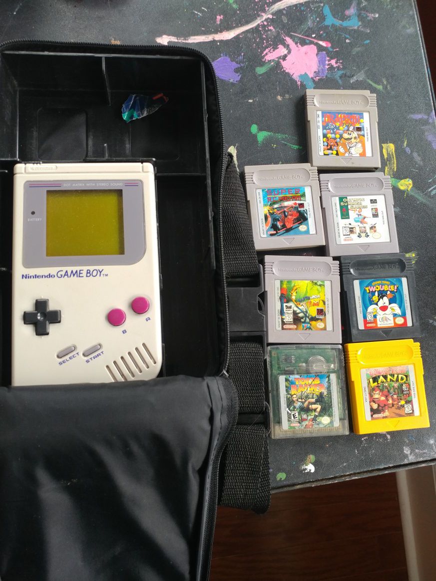 envío Ostentoso lección Original Gameboy 1989 with 7 games works for Sale in Searcy, AR - OfferUp