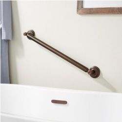 24 In Towel Grab Bar For Bathroom