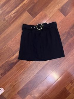 Good Quality Black Skirt With Removable Belt Size Medium