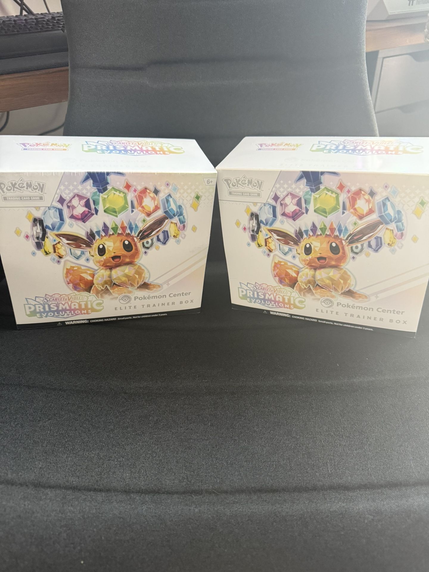 Pokemon Prismatic Evolution Pokemon Center Exclusive ETBS X2
