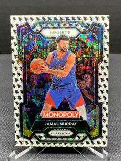 2023-24 Panini Prizm Jamal Murray #3 Monopoly Man Black and White Sparkle SSP