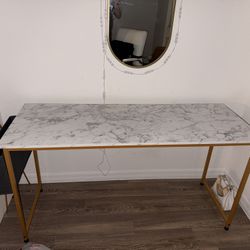 Desk And Mirror