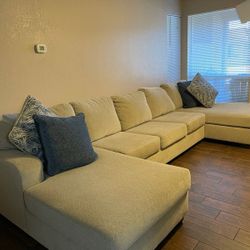 3 Piece Tan Sectional Sofa
