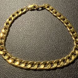 Gold Plated Chain Bracelet 