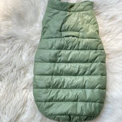 NWOT Dog Puffer Vest By Bark Box | Sage Green | M/L