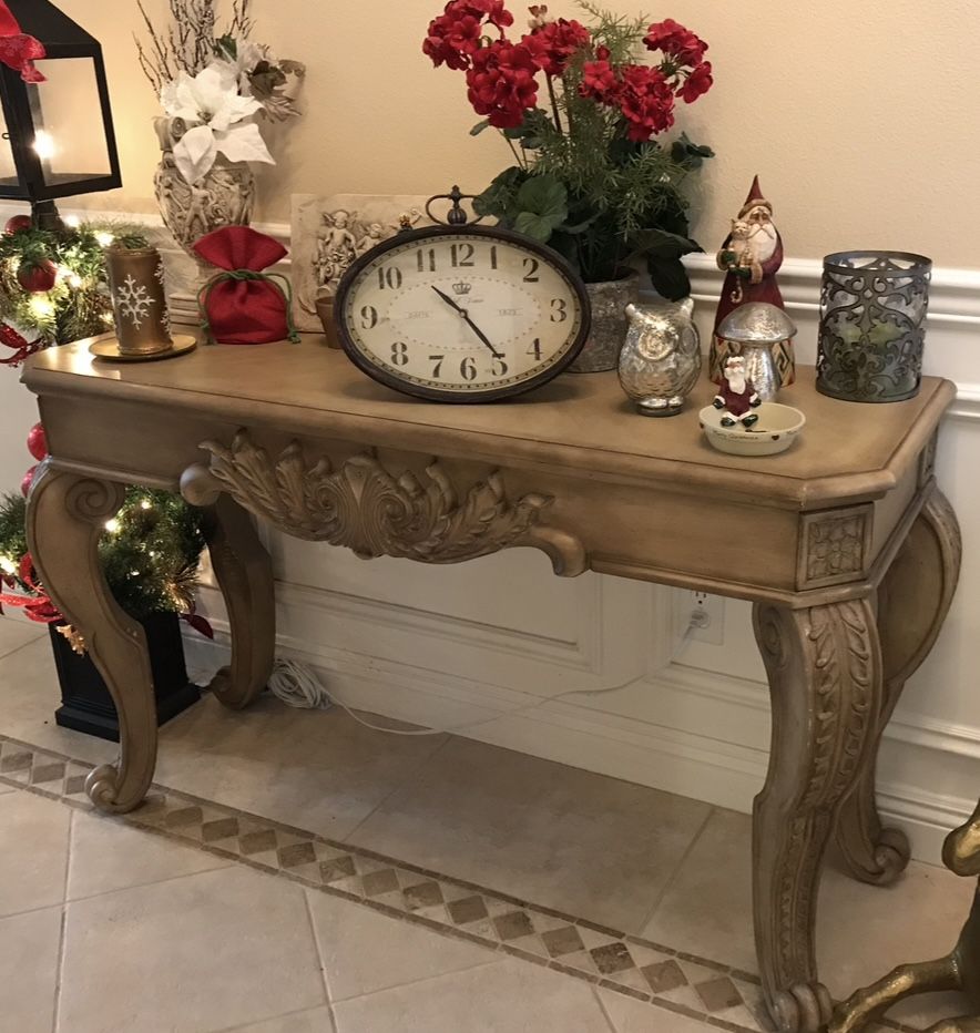 Elegant Entry Table or Sofa Table