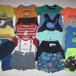 Baby Boys 0-3M 3M Summer Clothes Outfits Set Lot 0-3 Months 