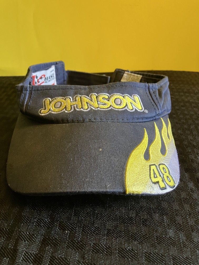 Jimmy Johnson #48 Youth Size Visor With Adjustable Strap