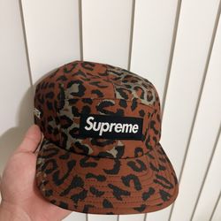 Supreme Leopard Gore-Tex Camp Cap