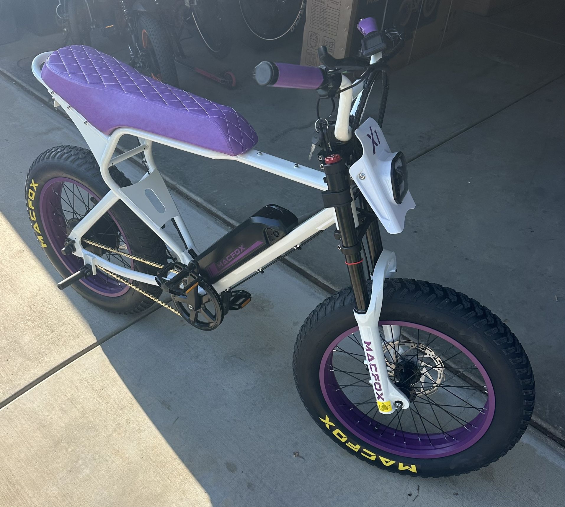 Macfox E-bike X1S X Bs.zay -Black / Purple