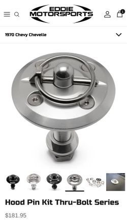 Eddie Motorsports Billet Aluminum Hood Pin Kit