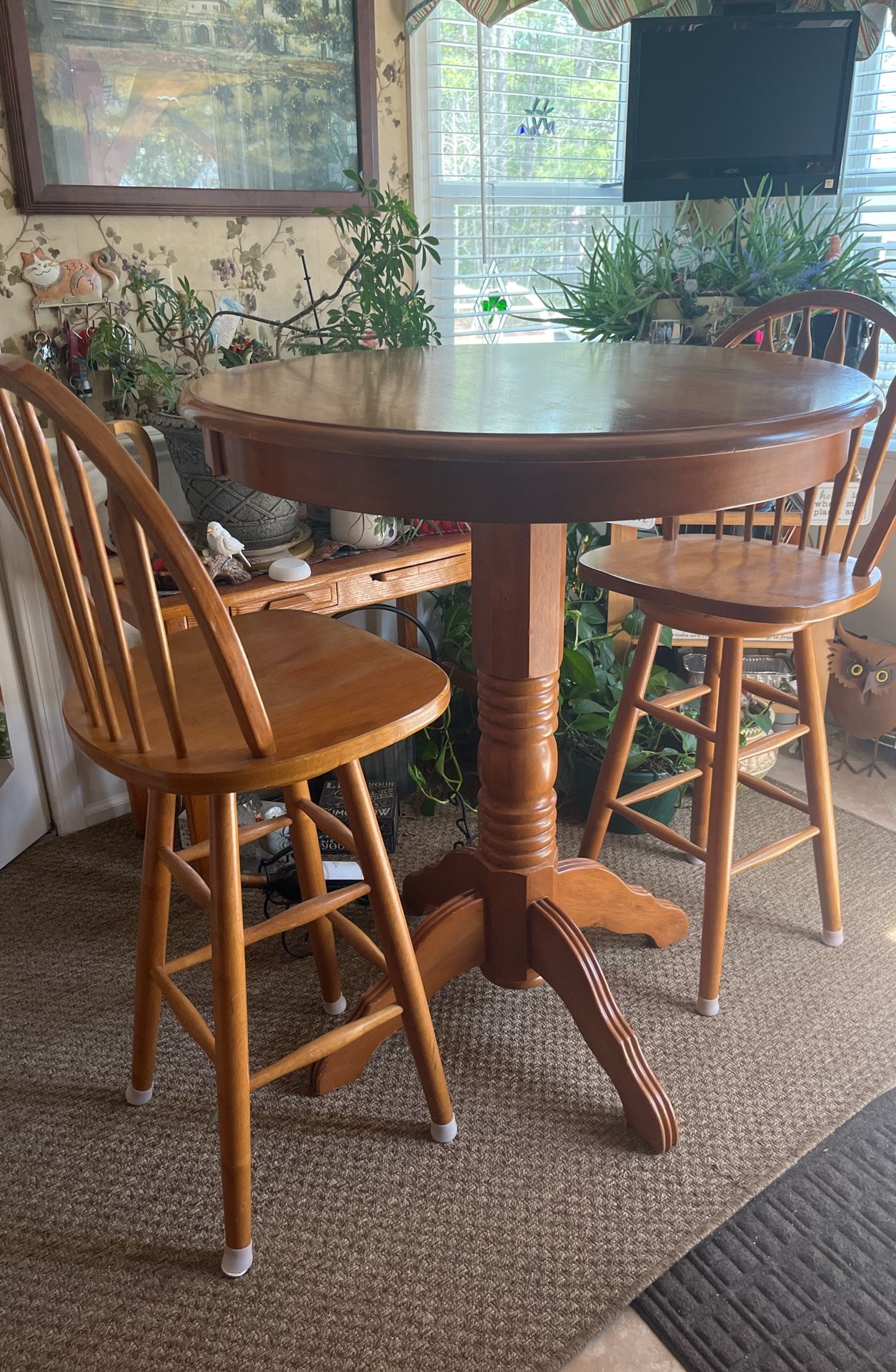 Pub Table And Bar Chairs