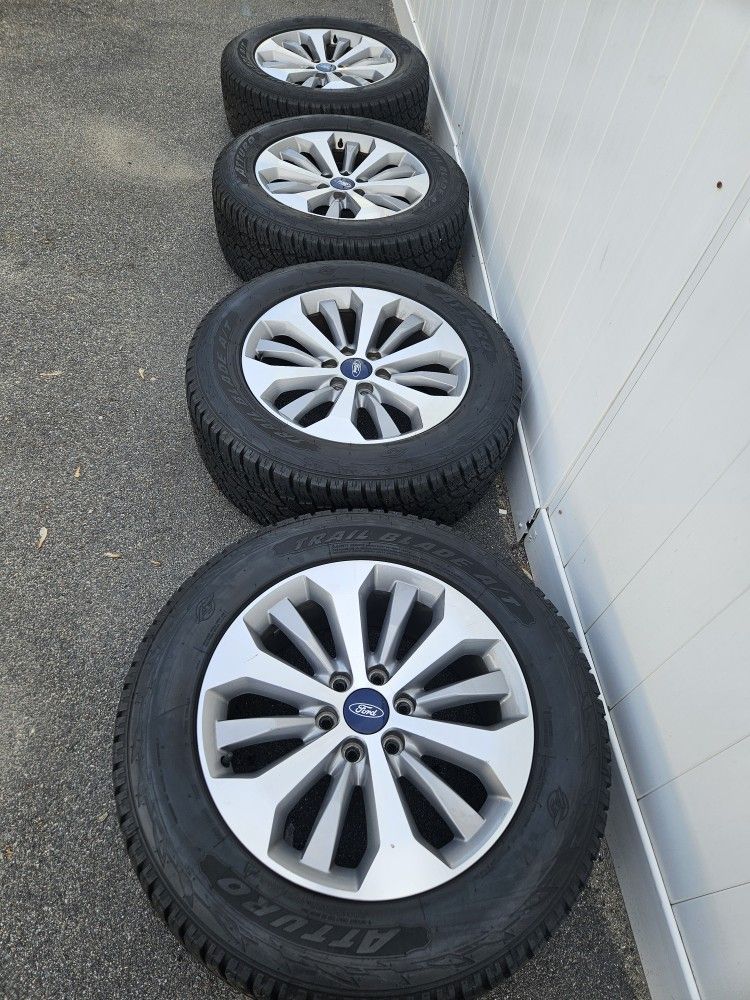 2020 FORD F150 OEM WHEELS WITH NEW TIRES