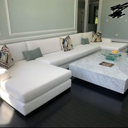RH Moderna Track Arm Bench U Sectional Restoration Hardware