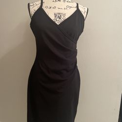 Black Slit Dress